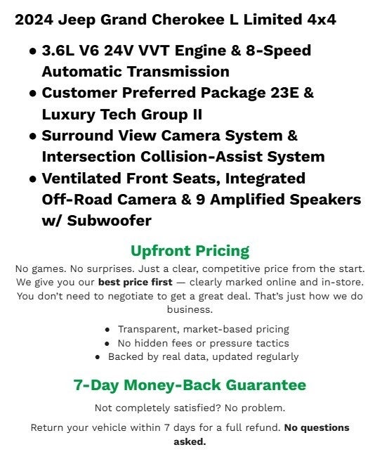 2024 Jeep Grand Cherokee L Limited 4x4