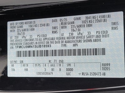 2025 Ford Escape ST-Line AWD