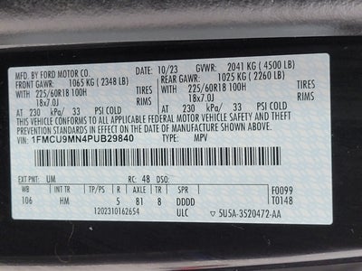 2023 Ford Escape ST-Line AWD