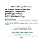 2025 Ford Escape ST-Line AWD