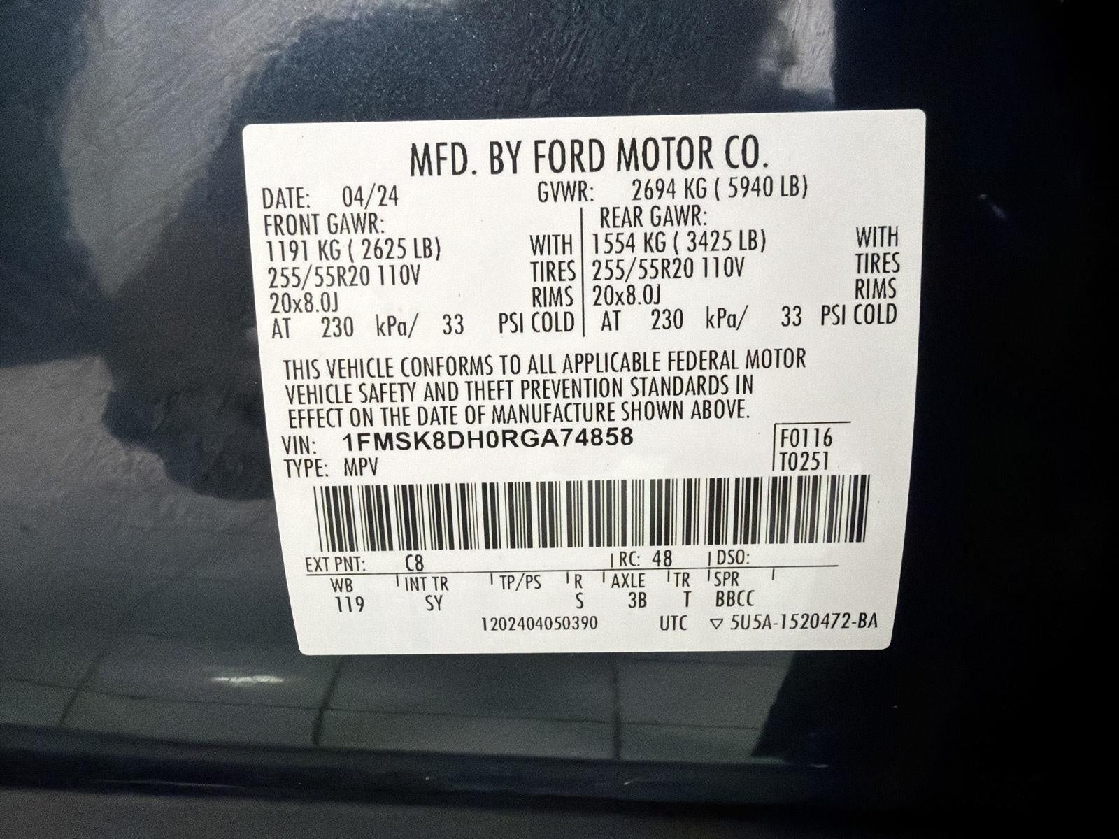 2024 Ford Explorer XLT 4WD