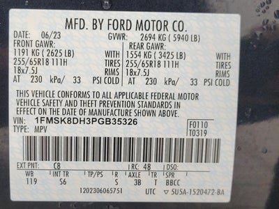 2023 Ford Explorer XLT 4WD