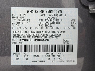 2023 Ford Explorer XLT 4WD