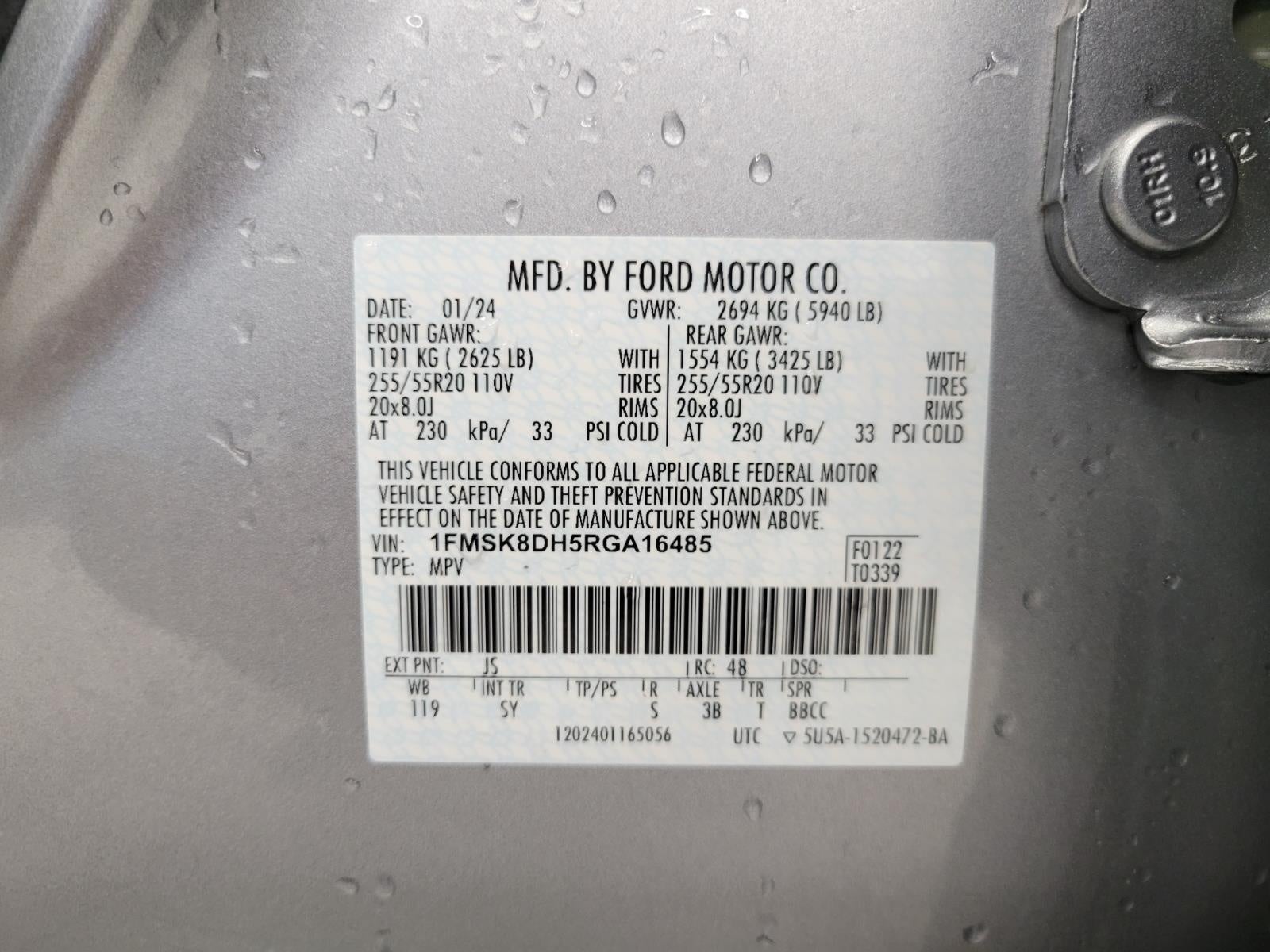 2024 Ford Explorer XLT 4WD