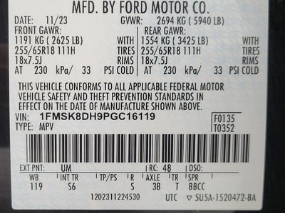 2023 Ford Explorer XLT 4WD