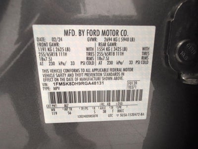 2024 Ford Explorer XLT 4WD