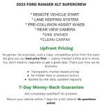 2023 Ford Ranger XLT 4WD SuperCrew 5' Box