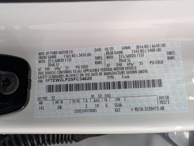 2025 Ford F-150 STX 4WD SuperCrew 5.5' Box