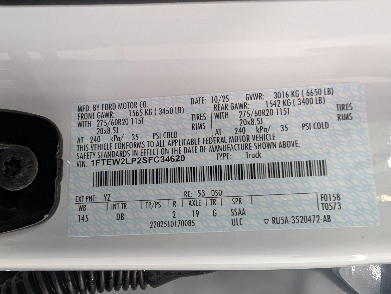 2025 Ford F-150 STX 4WD SuperCrew 5.5' Box