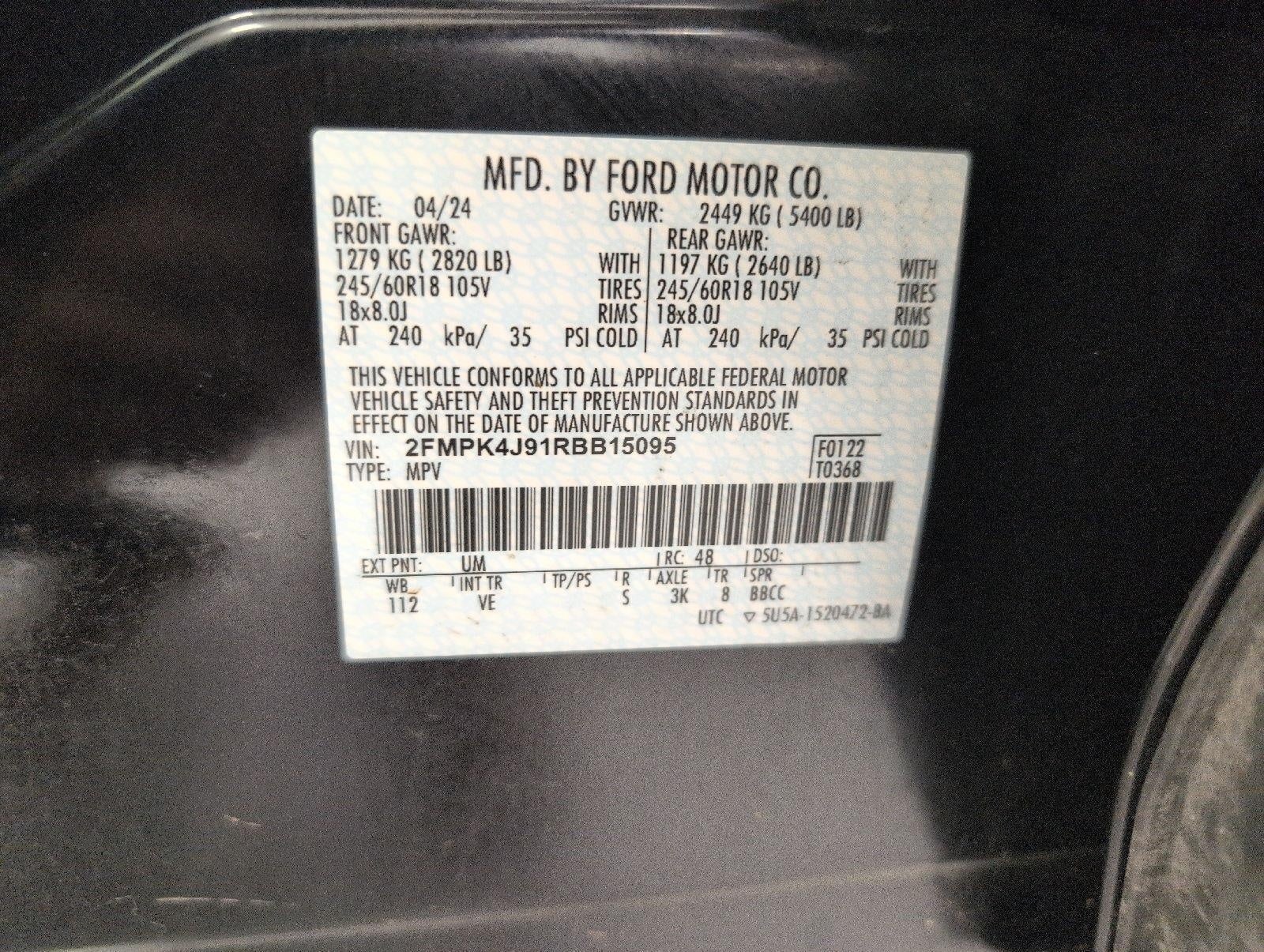 2024 Ford Edge SEL AWD