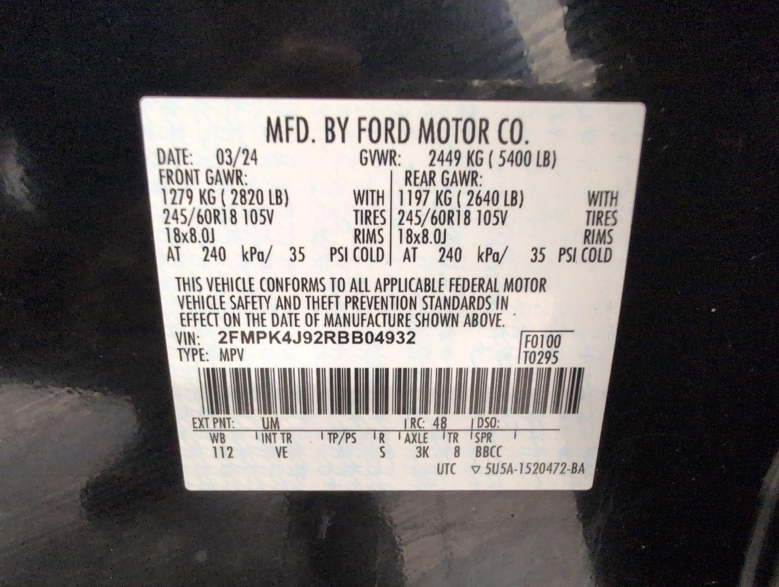 2024 Ford Edge SEL AWD