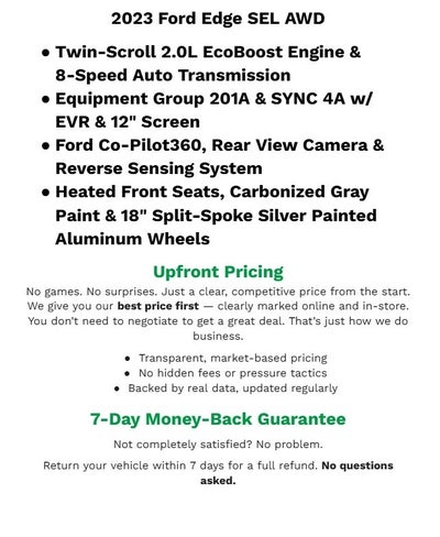 2023 Ford Edge SEL AWD