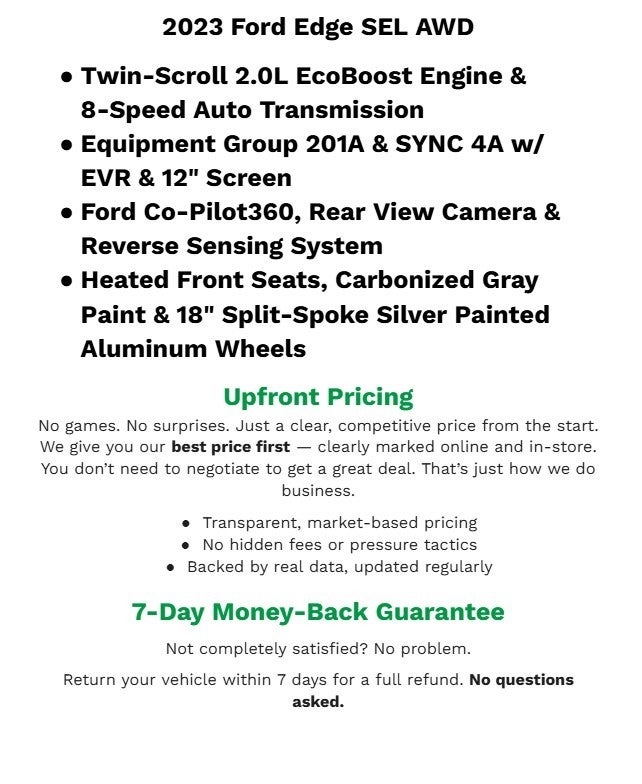 2023 Ford Edge SEL AWD