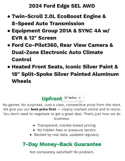 2024 Ford Edge SEL AWD