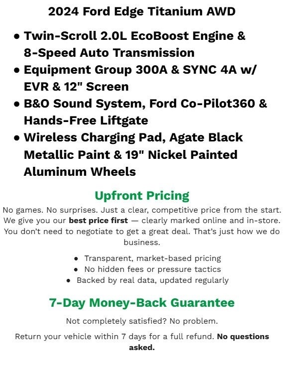 2024 Ford Edge Titanium AWD