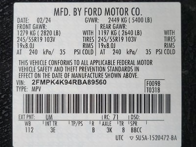 2024 Ford Edge Titanium AWD