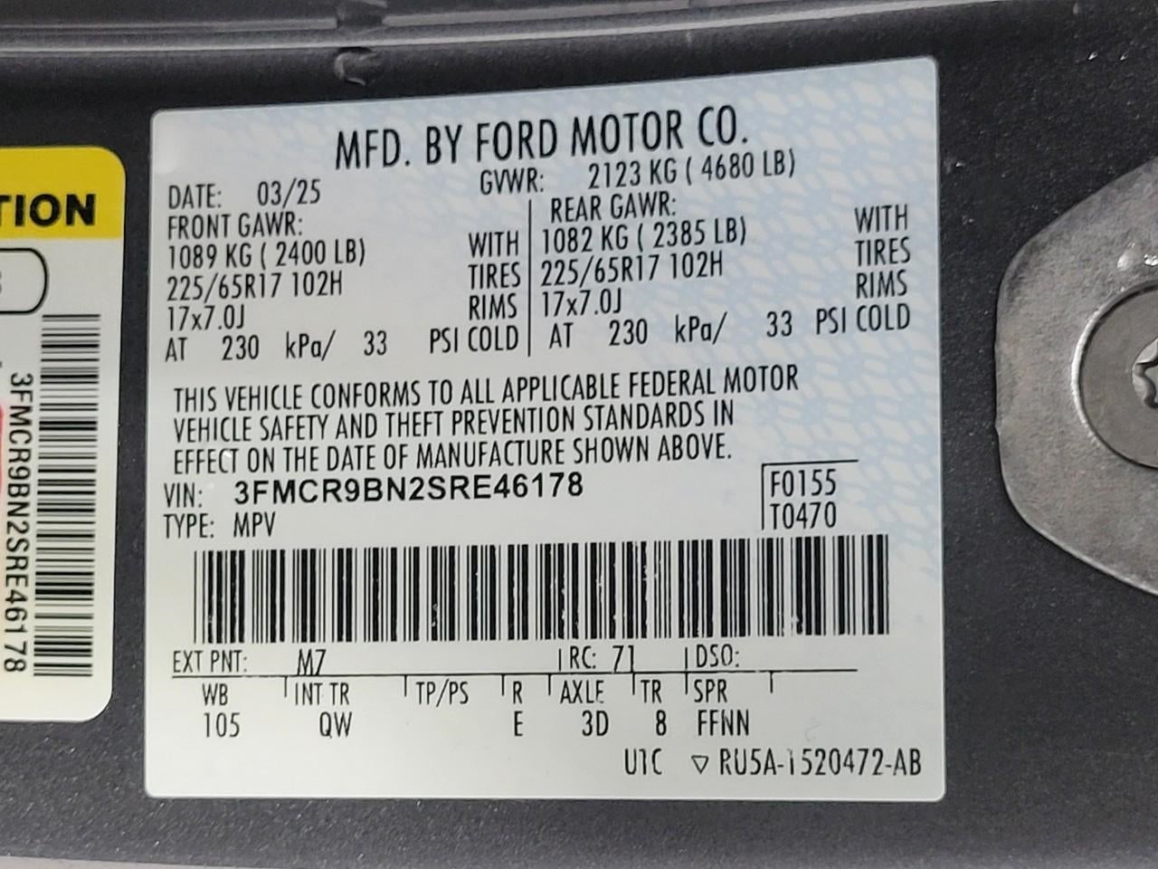 2025 Ford Bronco Sport Big Bend 4x4