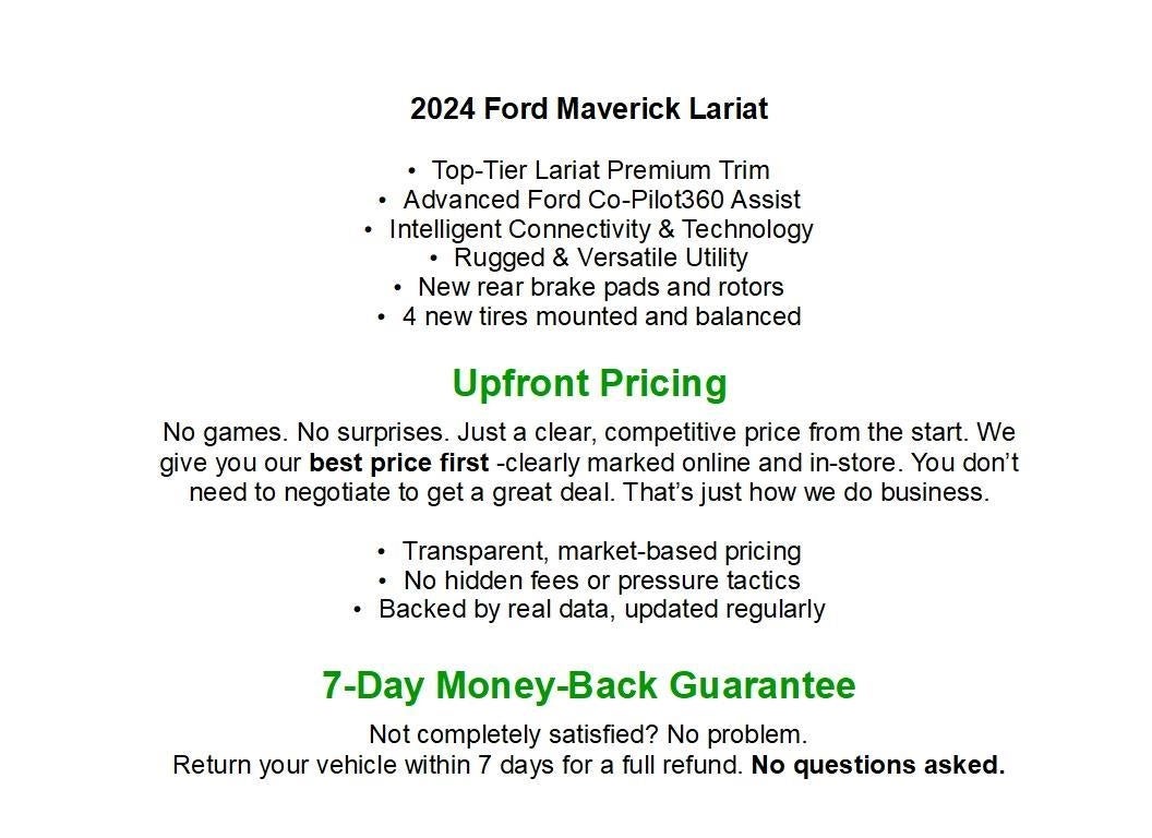 2024 Ford Maverick LARIAT AWD SuperCrew