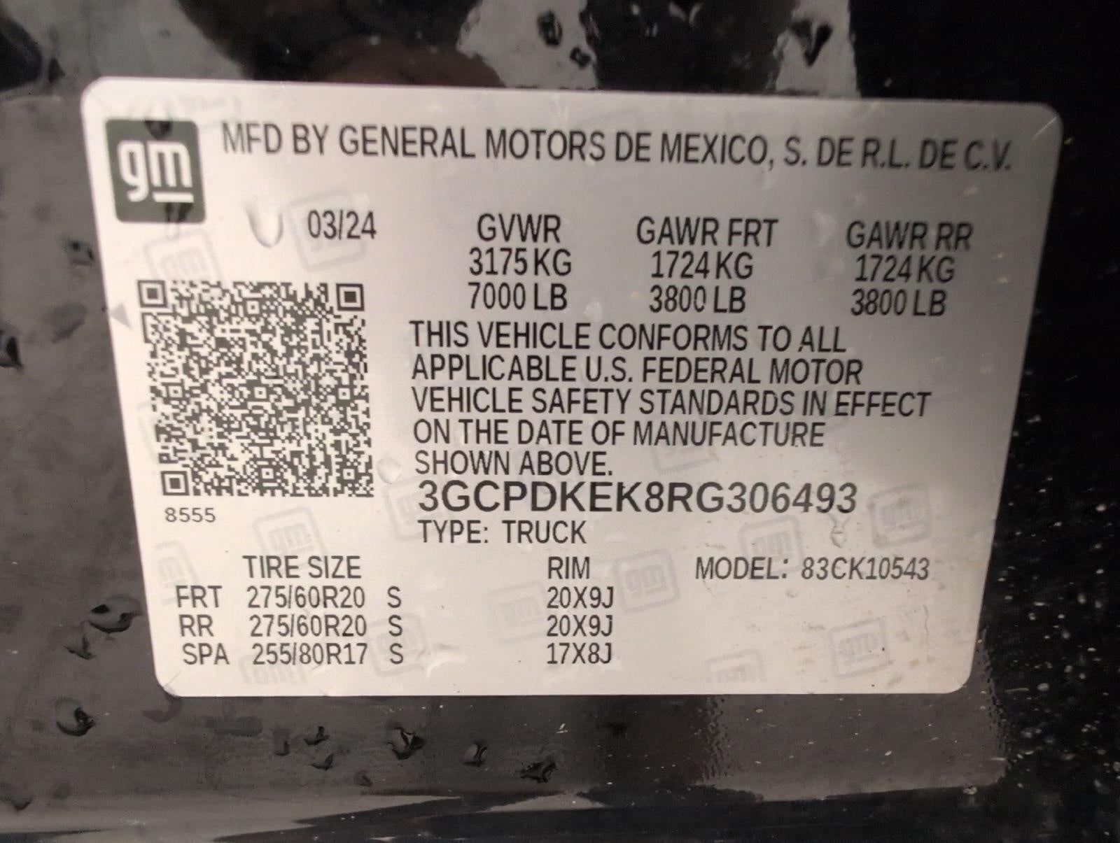 2024 Chevrolet SILVERADO 1500 LT