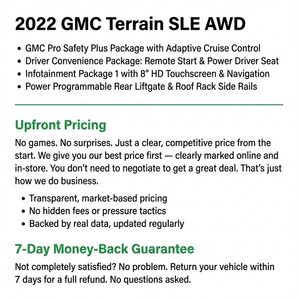 2022 GMC Terrain AWD 4dr SLE