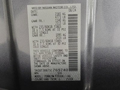 2025 Nissan Rogue AWD SV