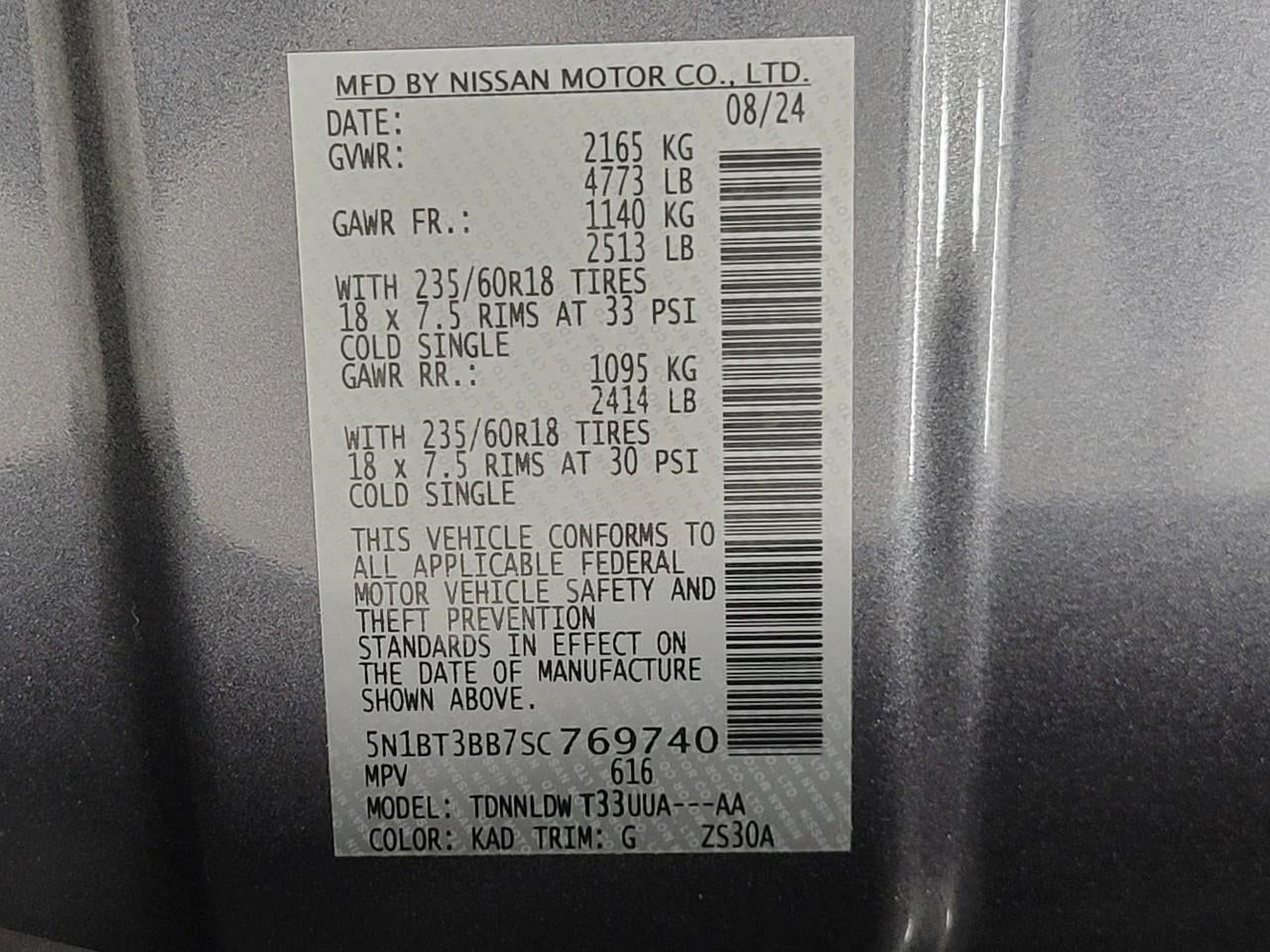 2025 Nissan Rogue AWD SV