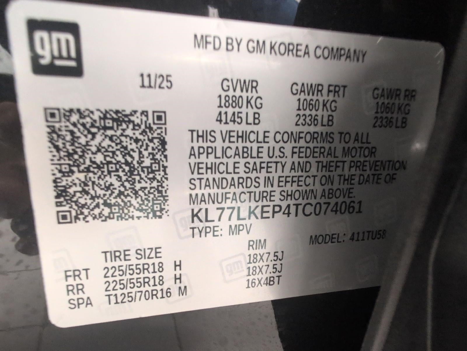 2026 Chevrolet Trax FWD 4dr ACTIV