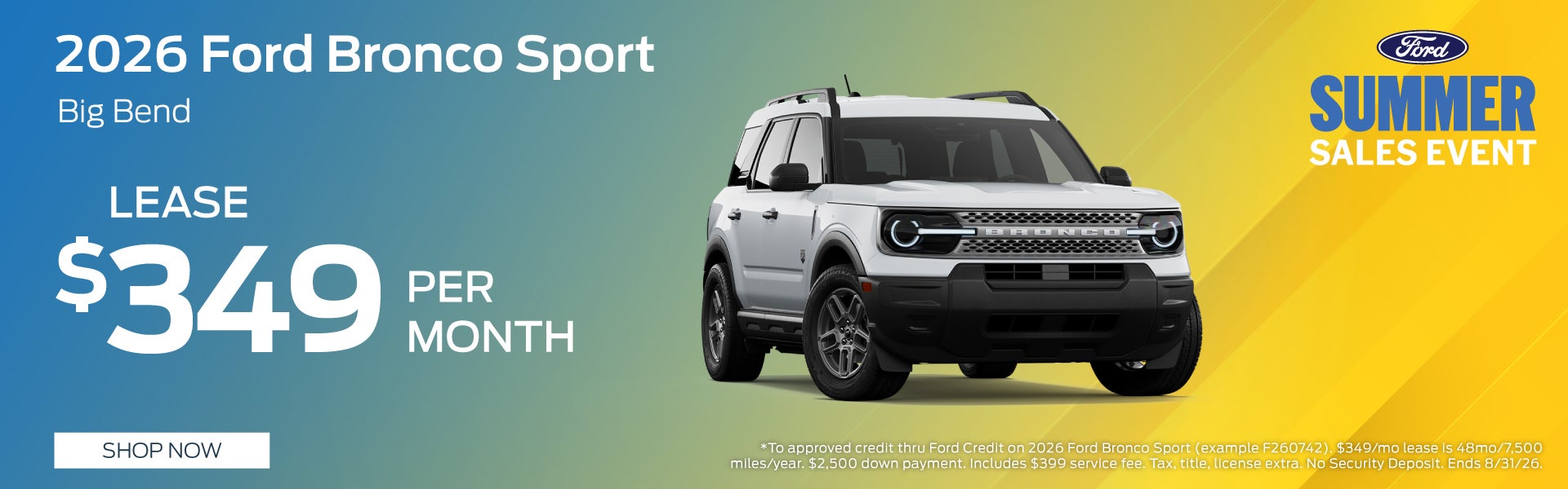 2026 Ford Bronco Sport