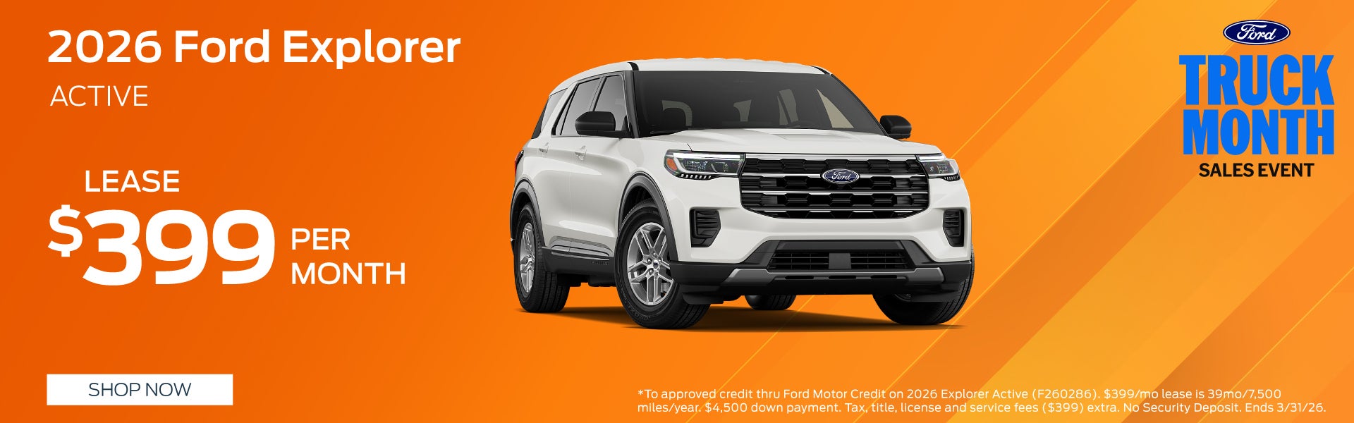2026 Ford Explorer Active